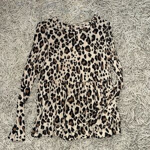 Maurices Leopard Print Blouse